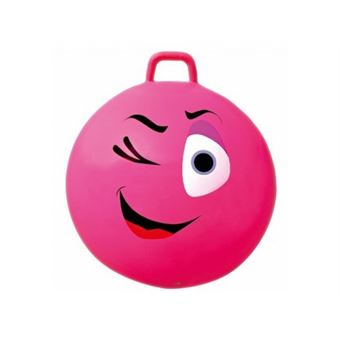 Gros ballon sauteur pour enfants avec pompe, rose clair