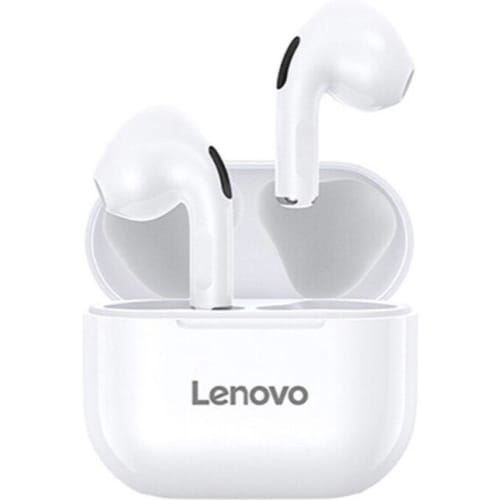  Ecouteurs LP40 Sans Fil Bluetooth Avec Contr&ocirc;le Tactile et Etui de Chargement de 230mAh Blanc