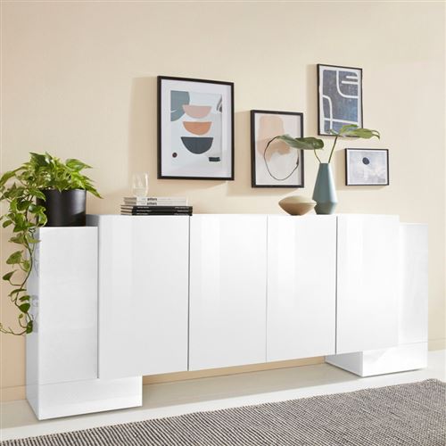 Buffet Design Moderne 210cm 6 Portes Salon Pillon Fabrik