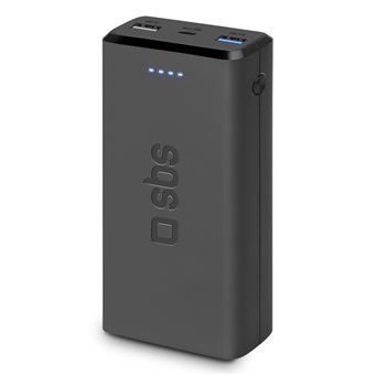 Batterie externe fast charge de 20000 mAh 2 USB- SBS