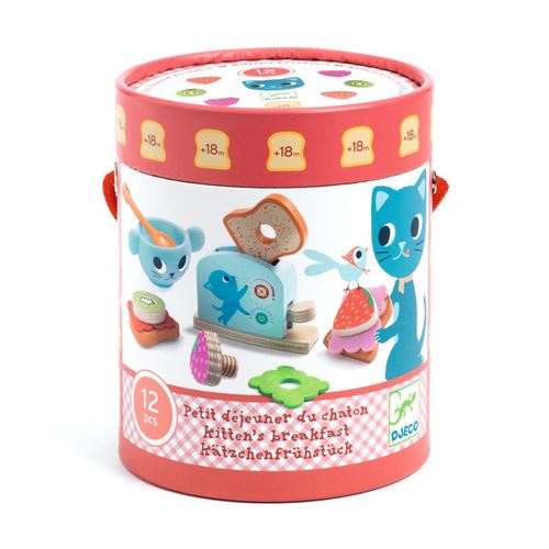 Djeco Breakfast Chaton Jeu D Imitation - Image 3