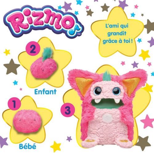 Peluche interactive rizmo clearance
