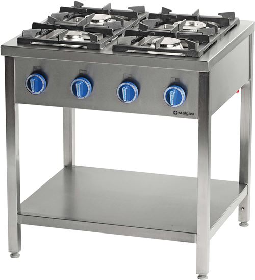  Cuisini&egrave;re &agrave; Gaz sur Table Inox S&eacute;rie 900   6 Br&ucirc;leurs   Stalgast 