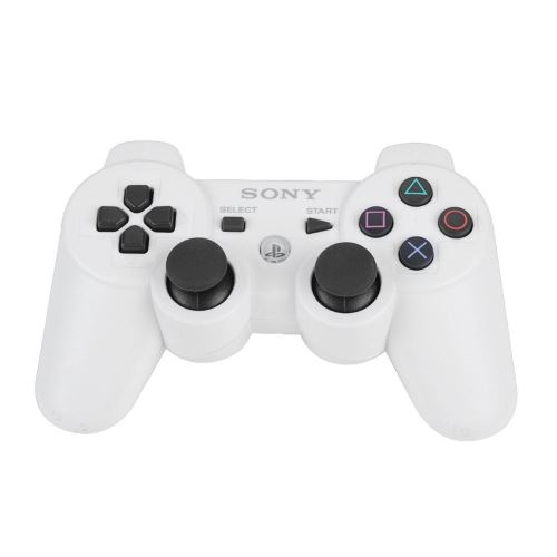 Manette de jeu sans fil Bluetooth pour manette de jeu complète pour PS3 (blanc)