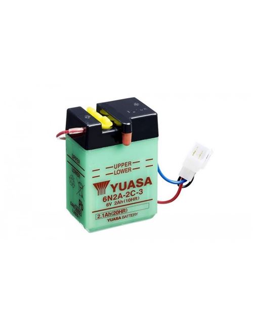 Batterie YUASA 6N2A-2C-3 conventionnelle