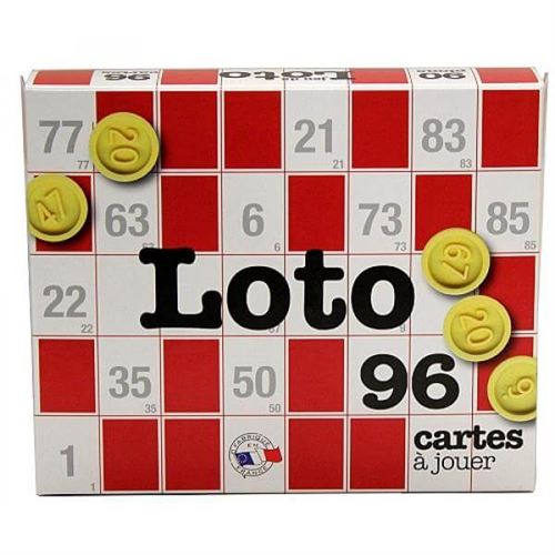 Ferriot cric sa - 1070 - jeu &eacute;ducatif - coffret loto 90 pions - 96