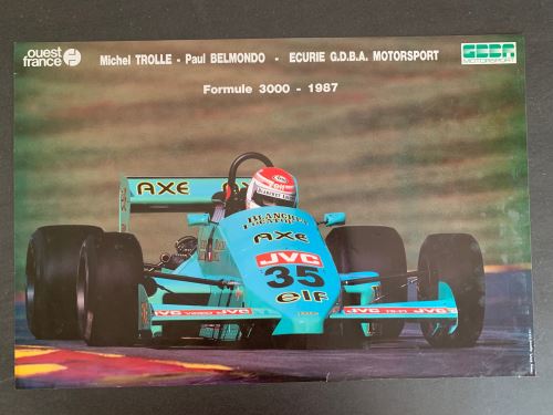 24H du Mans - 1987 - Formule 3000 / Trolle - AFFICHE