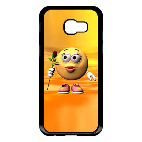 Coque Samsung Galaxy A5 Modele 2017 Smiley Rose