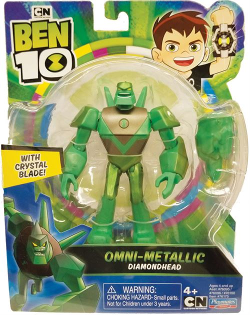 Ben 10 - Figurine articulée 13cm - Omni metallic - Diamondhead