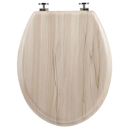 Atmosphera - Abattant WC en bois Natura - Bois clair - Natura - Marron