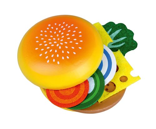 Happy People Jouet hamburger en bois