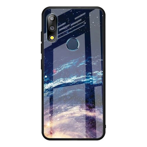 Coque en TPU hybride d'impression de motifs espace cosmique pour votre Asus Zenfone Max Pro (M2) ZB631KL