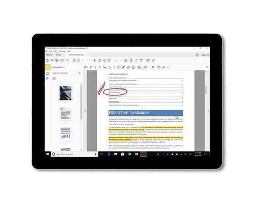 Microsoft Surface Go, 25,4 cm (10), 1800 x 1200 pixels, 128 Go, 8 Go, Windows 10 Pro, Argent