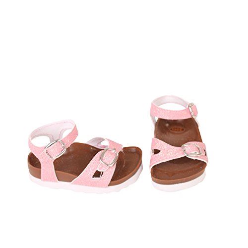Sandales roses été poupée 42-50cm