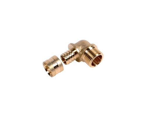 Coude mâle fixe à glissement - Diamètre : 16 - 1/2''
