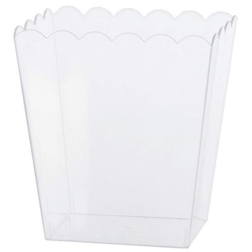 seau carré pvc candy bar 15cm