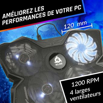 Spirit of Gamer Airblade 1200 RGB - Ventilateur PC portable