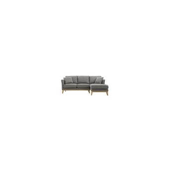 Canapé Dangle Droit Scandinave Gris Clair Déhoussable Oslo