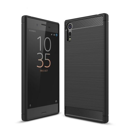 Housse étui TPU Anti-chute pour Sony Xperia XA1 Plus - Noir -4029