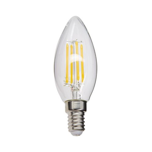 Xanlite Ampoule à filament LED flamme, culot E14, 4W cons. (40W eq.), lumière blanc chaud RFV470F