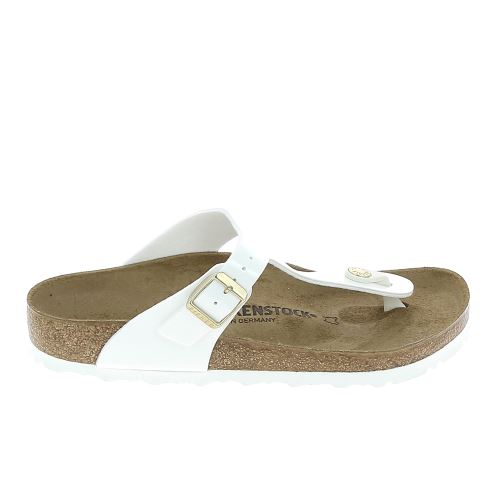 BIRKENSTOCK Gizeh Vernis Blanc 37 Femme