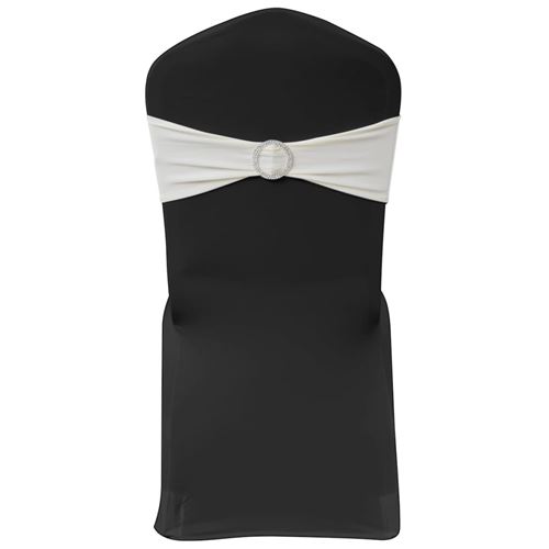 Decoratief stoellint met een diamant 25 stuks (creme)