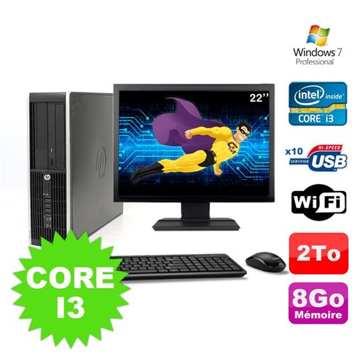 Acheter Pc hp compaq elite 8100 sff core i3-530 8go 2000go dvd wifi w7 ecran 22' État correct - 309,00 € Pc hp compaq elite 8100 sff core i3-530 8go 2000go dvd wifi w7 ecran 22' État correct - reconditionné disponible sur Fnac