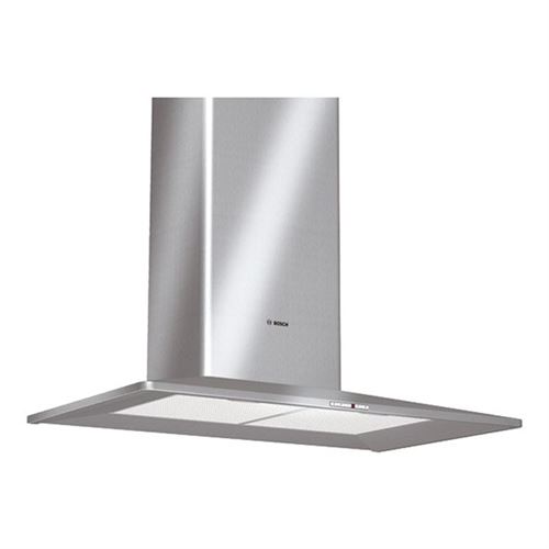 Bosch DWW096651 - Hotte - hotte décorative - largeur : 90 cm - profondeur : 52 cm - evacuation & recyclage