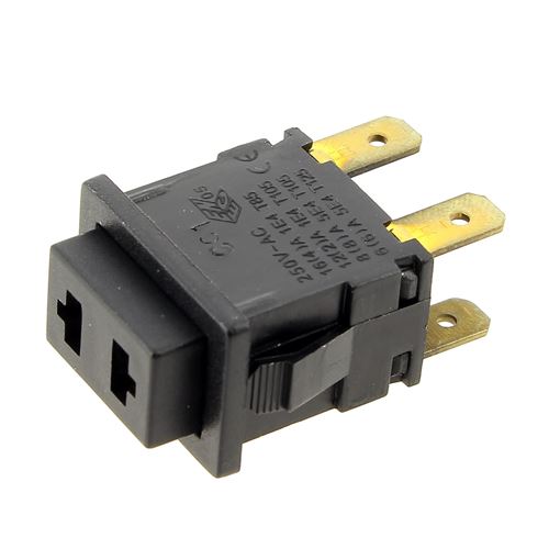 Pièces Détachées Soin Du Linge Delonghi Interrupteur 4 Cosses Marche - Arret pour Aspirateur Rowenta, Cafetiere Delonghi, Expresso Delonghi, Aspirateur Delonghi, Centrale Vapeur Delonghi