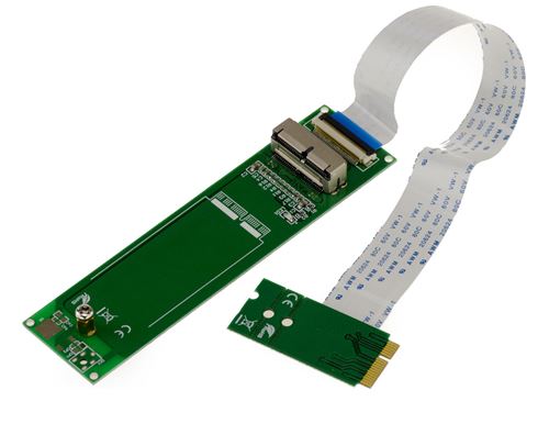 Adaptateur SSD MACBOOCK 12 + 16 BROCHES vers Port WIFI MAC Pour SSD Mac 2013 à 2018 en 12+16 points Pour SSD Mac 2013 à 2018 en 12+16 points
