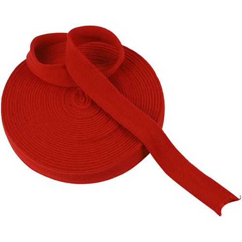 Creotime tube tricoté rond 10 m rouge cerise