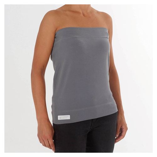 Candide - Bandeau peau à peau tube gris S/M