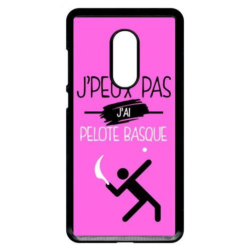 Coque xiaomi redmi note 4 j peux pas j ai pelote basque 6