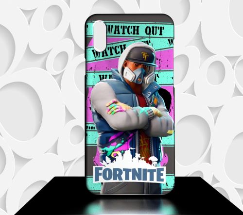 Coque compatible pour Samsung Galaxy A10 Fortnite Battle Royale 025