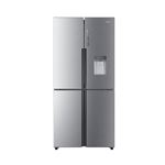 Haier Htf-456wm6 - Refrigerateur Multi Portes Avec Distributeur Deau - 456 L - Froid Ventile - A+ - L 83.3 Cm - Silver