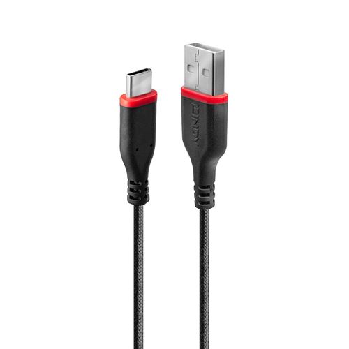 LINDY Câble de charge haute résistance USB Type A vers C, 3A, 1m
