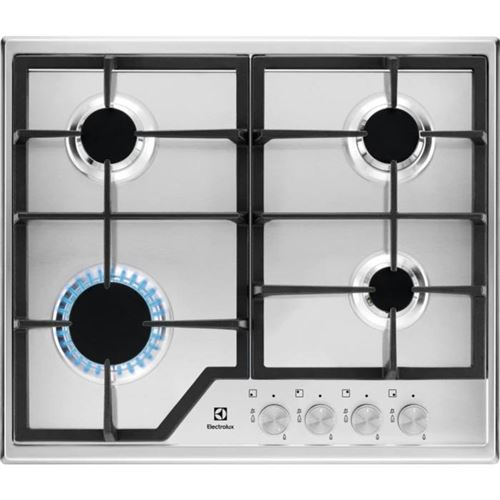 Electrolux egs6426sx plaque intégré cuisinière à gaz acier inoxydable