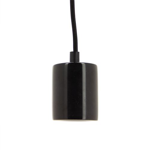 Xanlite Suspension à douille en marbre noire pour ampoule à cuLot E27 SDM01EB