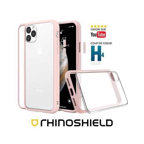 RhinoShield Coque Mod NX Compatible avec [iPhone 11 Pro Max] -  Personnalisable - Rose Poudré - Coque et étui téléphone mobile - Achat &  prix