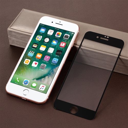Coque en TPU solide défense 0.26mm soie imprimer pleine noir pour votre Apple iPhone 8