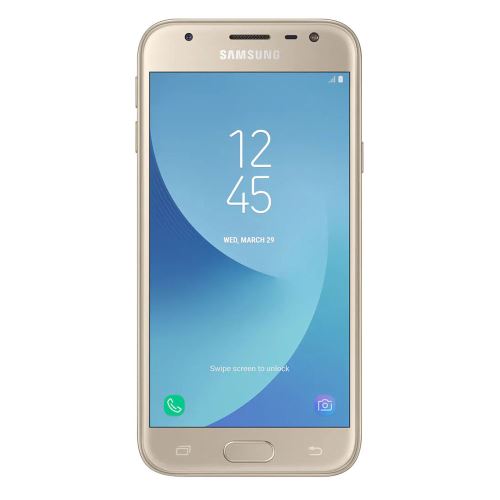 Samsung Galaxy J3 (2017) SM-J330F 4G LTE 16 Go 5 Ecran Android 7.0 Original Smartphone (Or)
