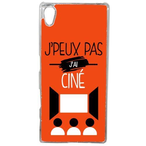 Coque j peux pas j ai cin 10 compatible sony xperia z4 transparent