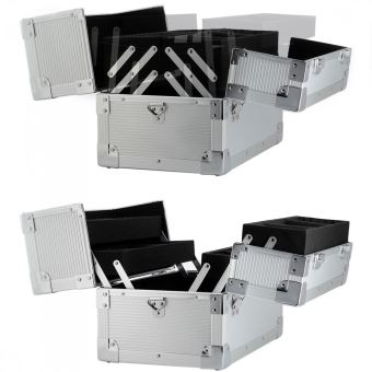 Valise Manucure Mallette Compartimentee Silver Achat Prix Fnac
