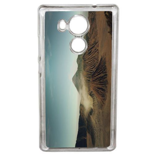 Coque montagne avec volcans desert compatible huawei mate 8 transparent