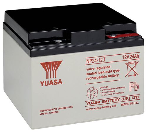 Yuasa NP24-12I Batterie au plomb 12 V Filetage M5 (Import Allemagne)