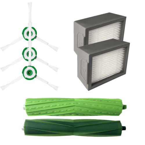 Side Brosse et filtres Hepa et pour Brosse Core i7 iRobot Roomba + Core i7 / Core i7 plus E5 E6 E7