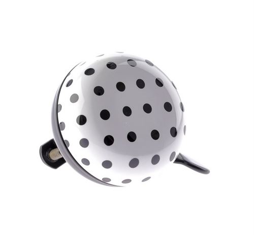 Niet Verkeerd sonnette Dots ding-dong acier 60 mm blanc/noir