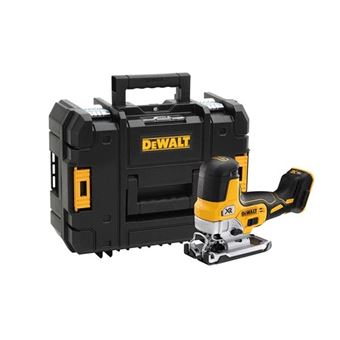 Scie sauteuse XR 18V à prise par le corps (sans batterie ni chargeur) + coffret TSTAK - DEWALT - DCS335NT-XJ - 1