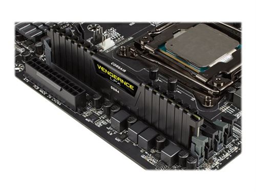 CORSAIR Vengeance LPX - DDR4 - module - 8 Go - DIMM 288 broches - 3000 MHz / PC4-24000 - CL16 - 1.35 V - mémoire sans tampon - non ECC - noir