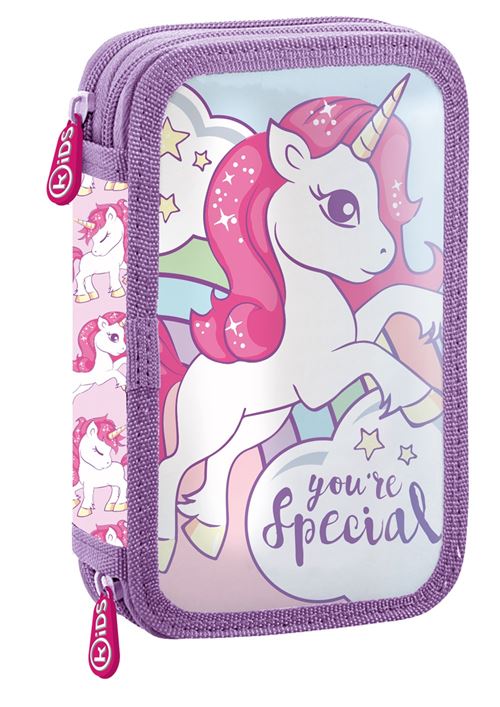 Kids Licensing pochette remplie de licorne 20 x 13 cm polyester 29 pièces